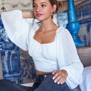 SHEIN Milkmaid Blouse